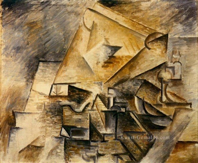 L encrier 1910 Kubismus Pablo Picasso Ölgemälde